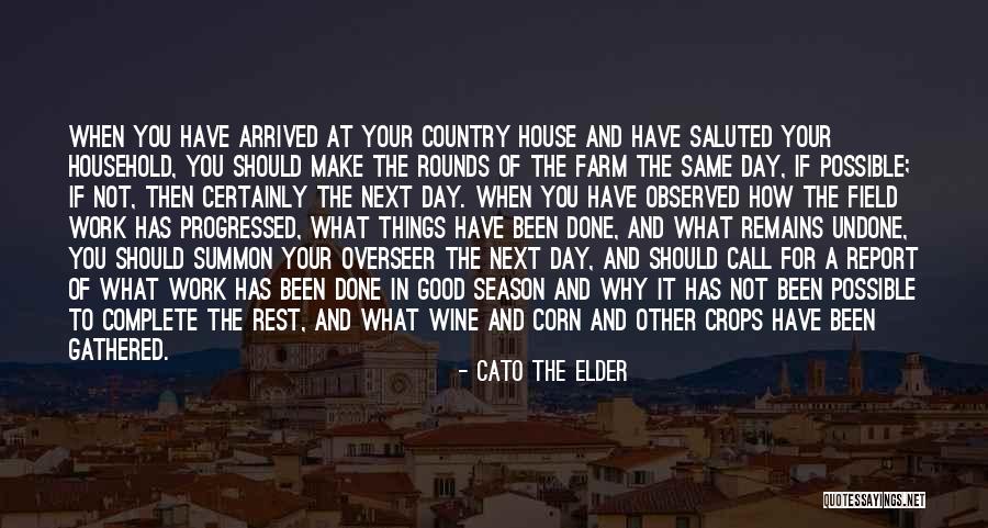 Household Work Quotes By Cato The Elder Household Work Quotes By Cato The Elder