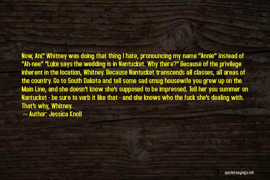 Housewife Quotes By Jessica Knoll