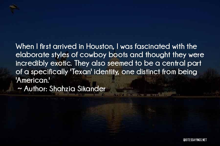 Houston Texan Quotes By Shahzia Sikander