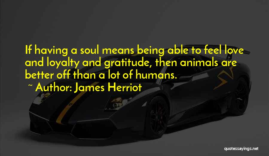 How Animals Are Better Than Humans Quotes By James Herriot