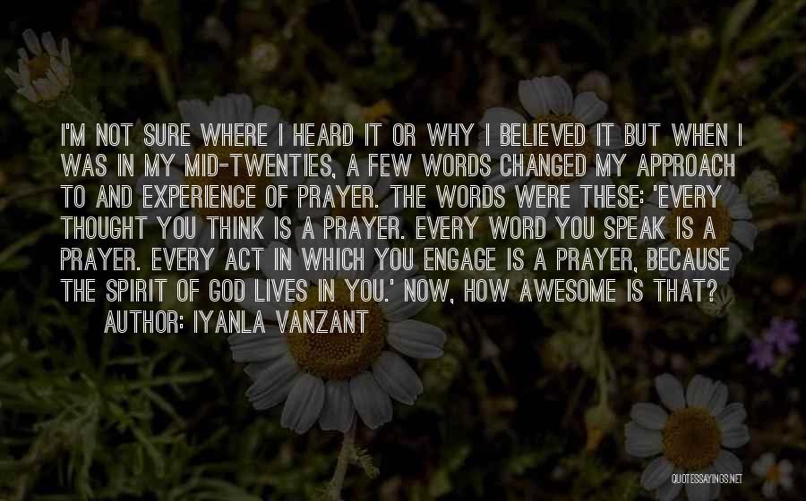 How Awesome God Is Quotes By Iyanla Vanzant