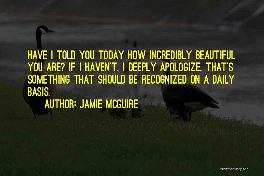 How Beautiful Are You Quotes By Jamie McGuire