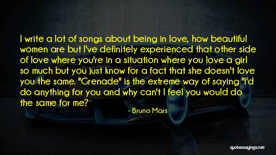 How Beautiful Love Is Quotes By Bruno Mars