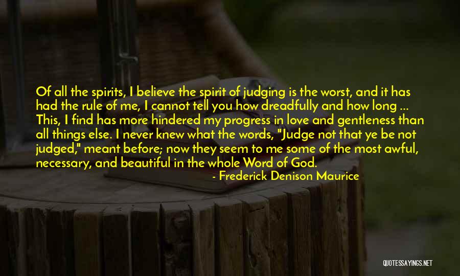 How Beautiful Love Is Quotes By Frederick Denison Maurice