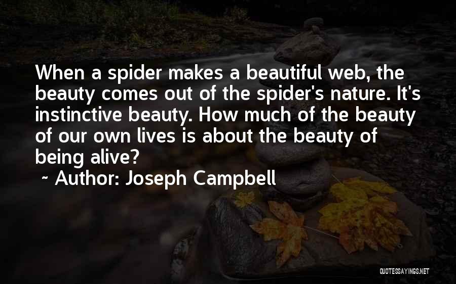 How Beautiful Nature Is Quotes By Joseph Campbell