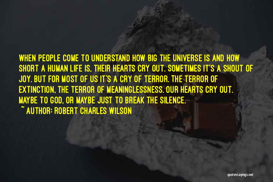 How Big Our God Is Quotes By Robert Charles Wilson