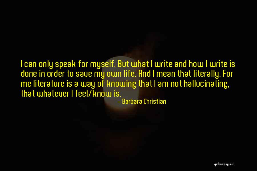 How Can I Write My Own Quotes By Barbara Christian How Can I Write My Own Quotes By Barbara Christian