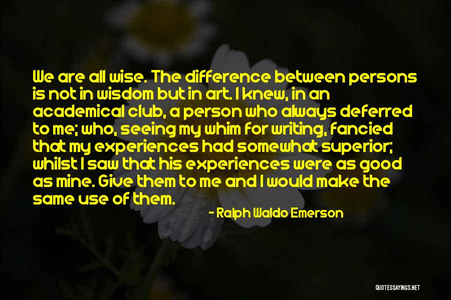 How Can One Person Make A Difference Quotes By Ralph Waldo Emerson How Can One Person Make A Difference Quotes By Ralph Waldo Emerson