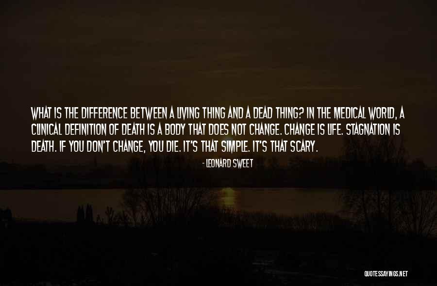 How Change Is Scary Quotes By Leonard Sweet How Change Is Scary Quotes By Leonard Sweet