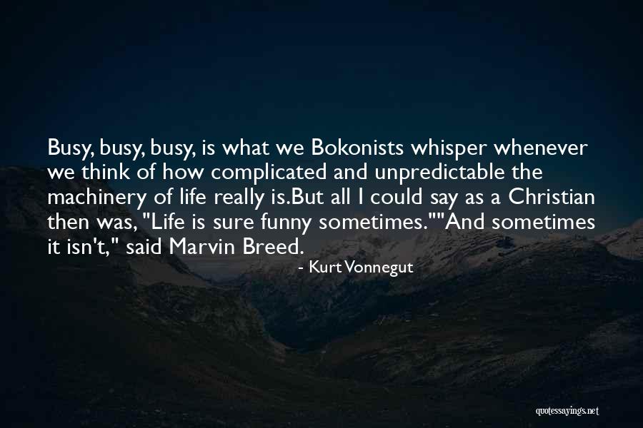 How Complicated Life Is Quotes By Kurt Vonnegut How Complicated Life Is Quotes By Kurt Vonnegut