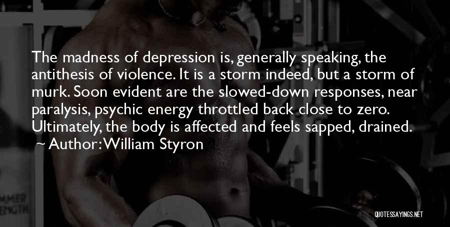 How Depression Feels Quotes By William Styron