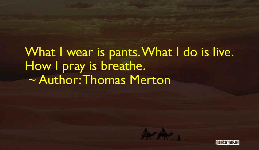 How Do I Breathe Quotes By Thomas Merton