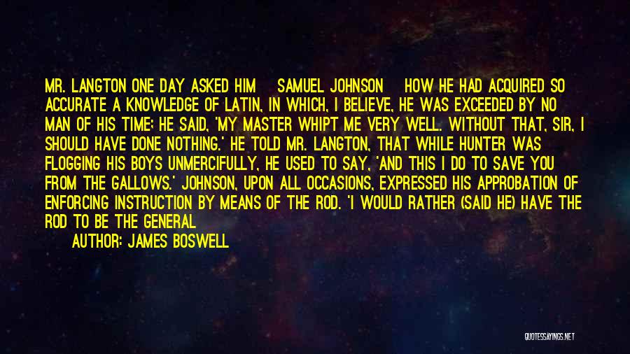 How Do I Tell You Quotes By James Boswell