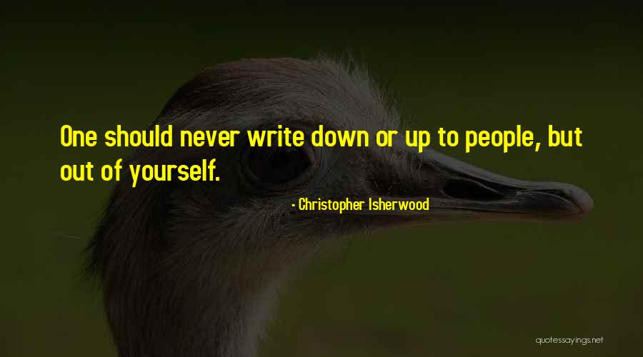 How Do I Write My Own Quotes By Christopher Isherwood