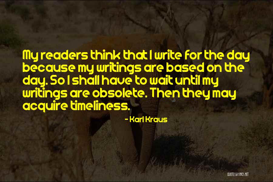 How Do I Write My Own Quotes By Karl Kraus