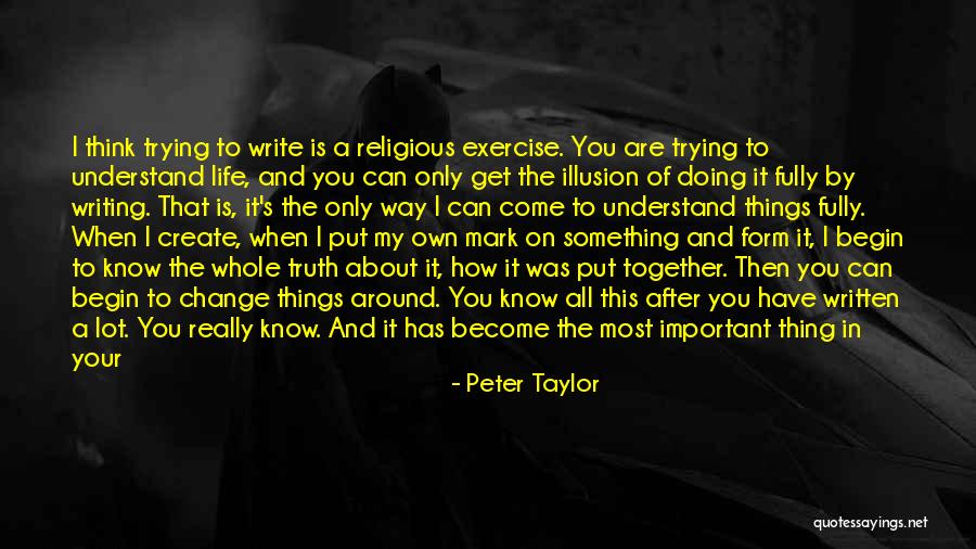 How Do I Write My Own Quotes By Peter Taylor