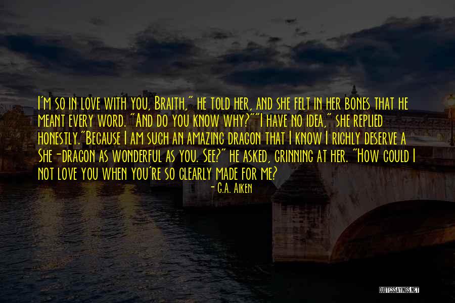 How Do You Know You're In Love Quotes By G.A. Aiken