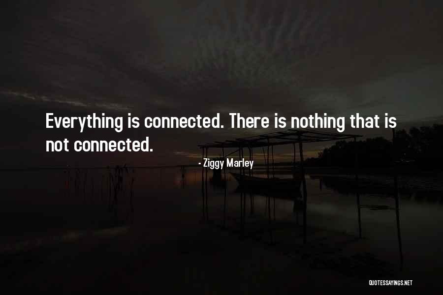 How Everything Is Connected Quotes By Ziggy Marley How Everything Is Connected Quotes By Ziggy Marley