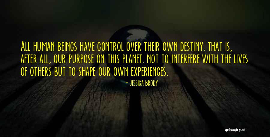 How Experiences Shape Us Quotes By Jessica Brody