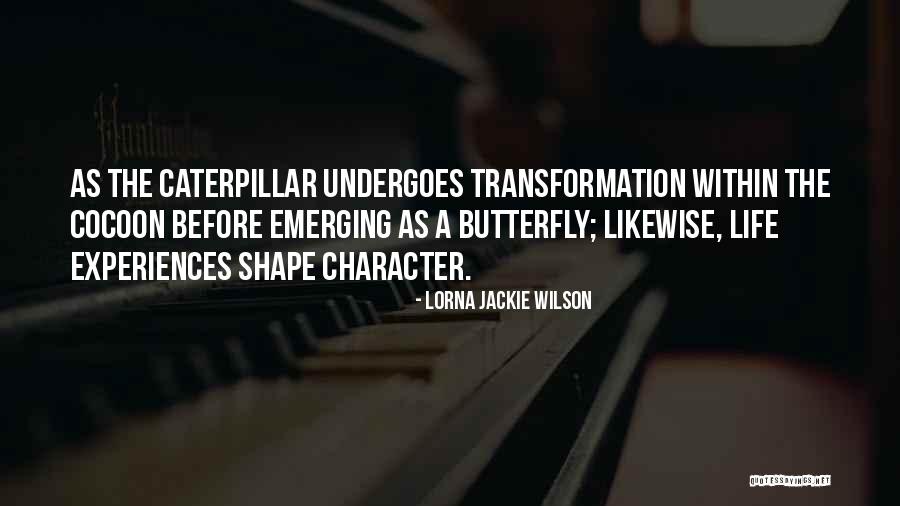 How Experiences Shape Us Quotes By Lorna Jackie Wilson