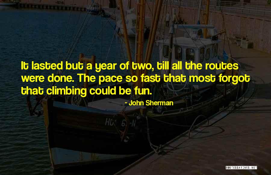 How Fast A Year Goes Quotes By John Sherman How Fast A Year Goes Quotes By John Sherman
