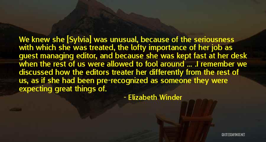 How Fool I Was Quotes By Elizabeth Winder How Fool I Was Quotes By Elizabeth Winder