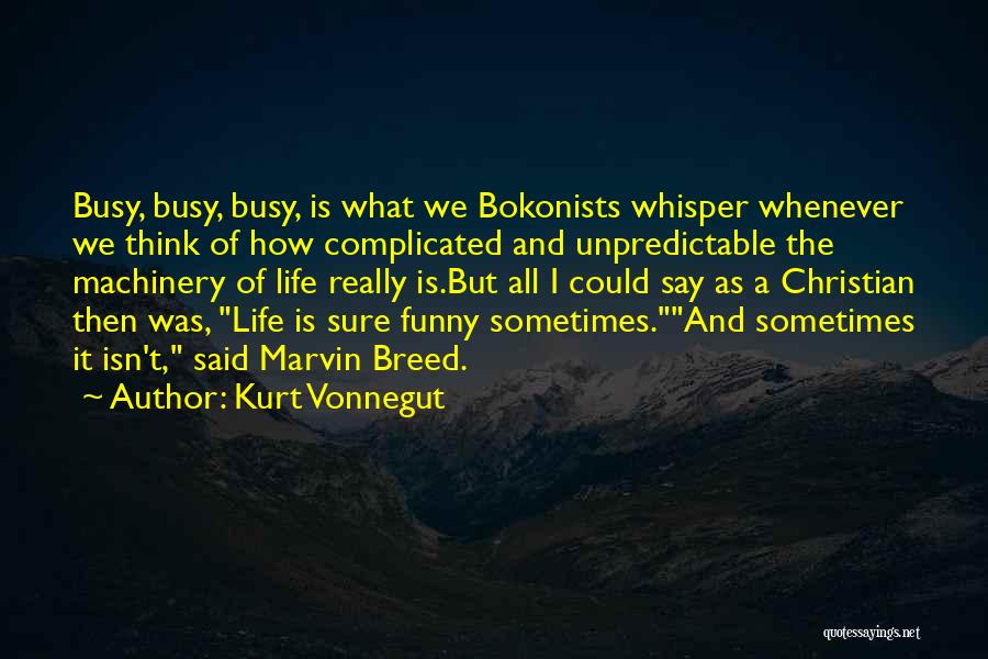 How Funny Life Is Quotes By Kurt Vonnegut