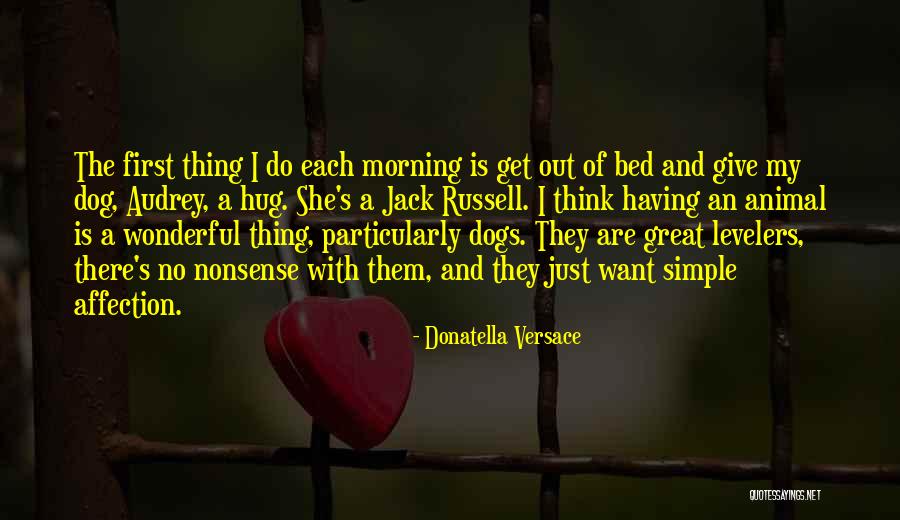 How Great Dogs Are Quotes By Donatella Versace How Great Dogs Are Quotes By Donatella Versace