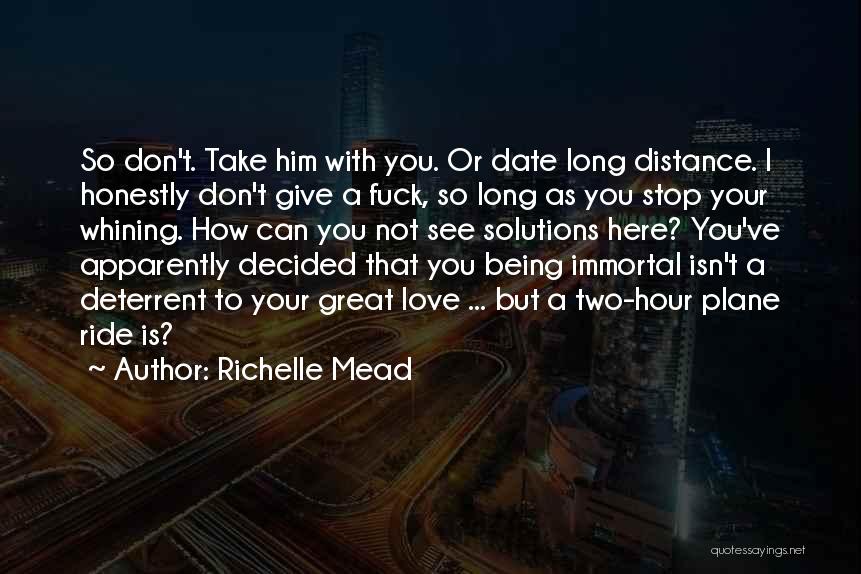 How Great Love Is Quotes By Richelle Mead