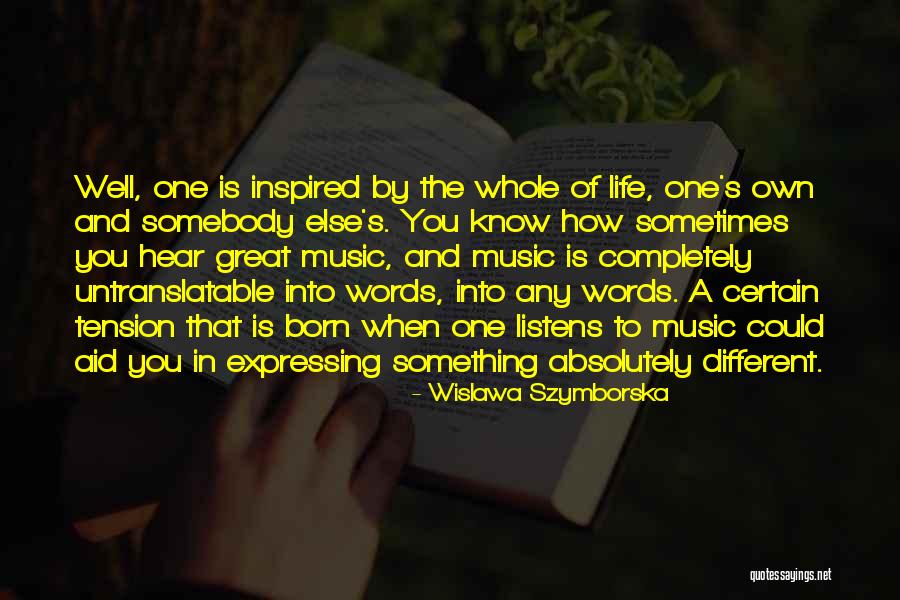 How Great Music Is Quotes By Wislawa Szymborska How Great Music Is Quotes By Wislawa Szymborska
