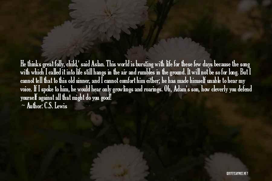 How Great My Life Is Quotes By C.S. Lewis