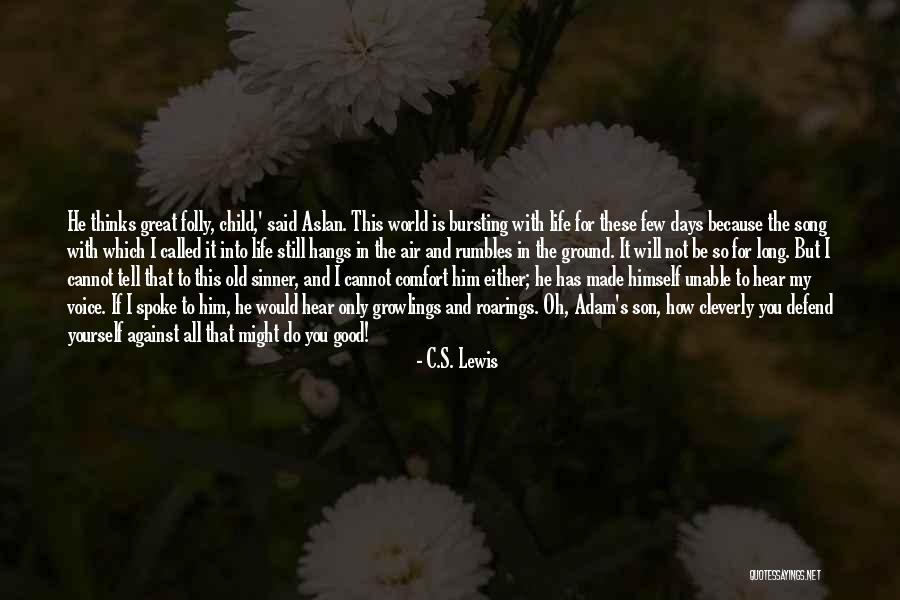 How Great My Life Is Quotes By C.S. Lewis