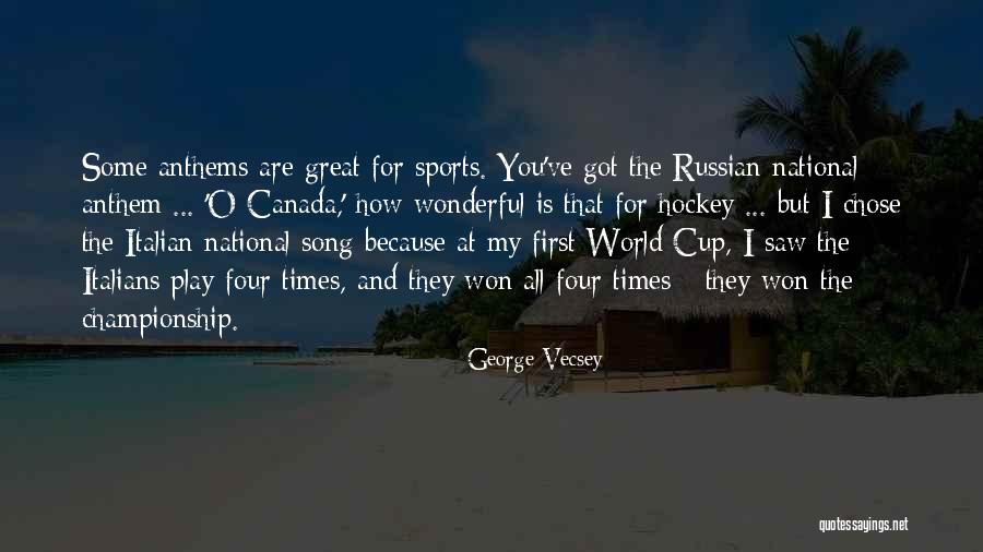How Great Sports Are Quotes By George Vecsey How Great Sports Are Quotes By George Vecsey