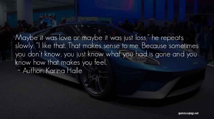 How He Makes You Feel Quotes By Karina Halle