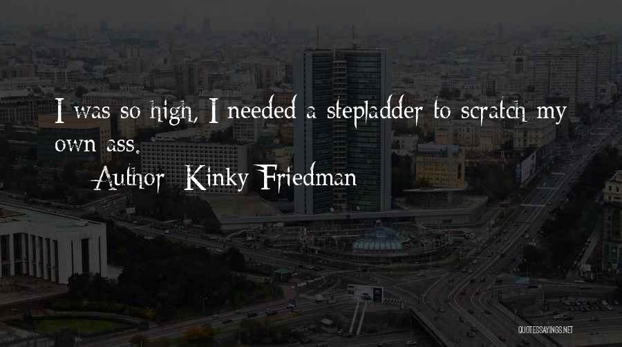 How High Funny Quotes By Kinky Friedman