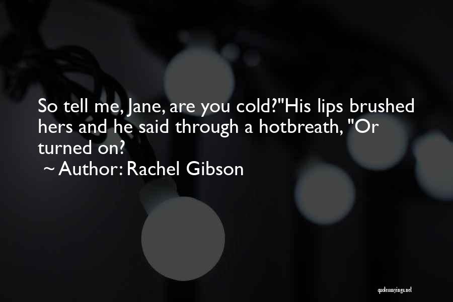 How Hot It Is Outside Quotes By Rachel Gibson