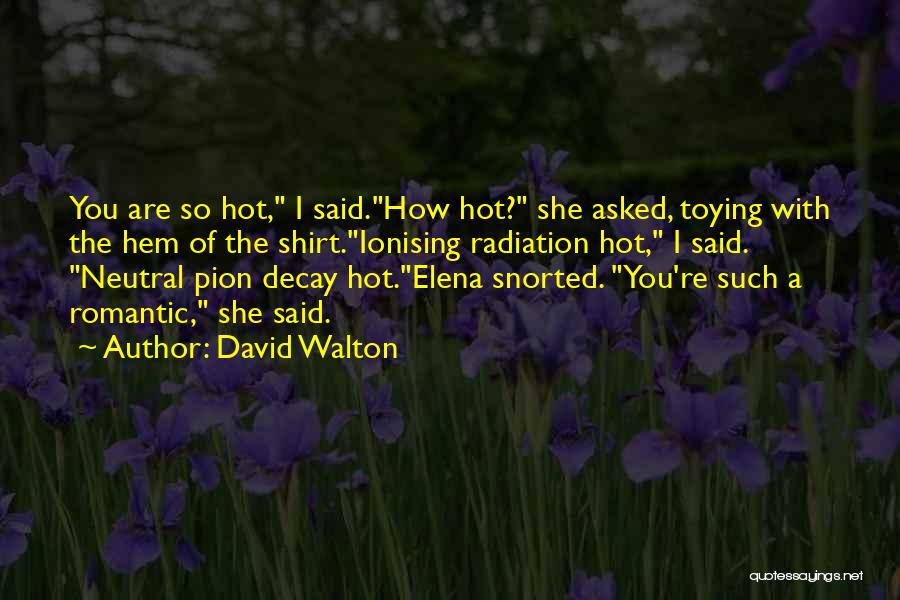 How Hot Quotes By David Walton