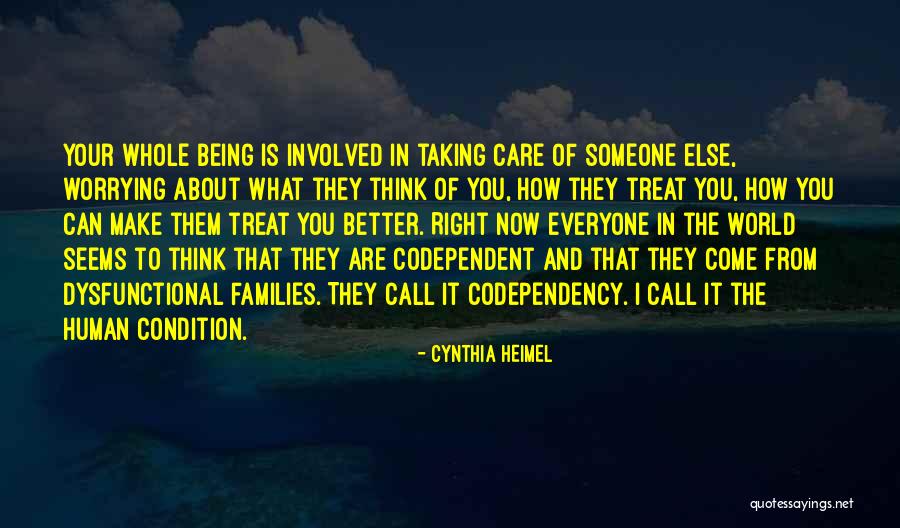 How I Care About You Quotes By Cynthia Heimel