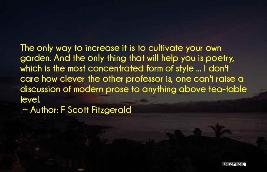 How I Care Quotes By F Scott Fitzgerald