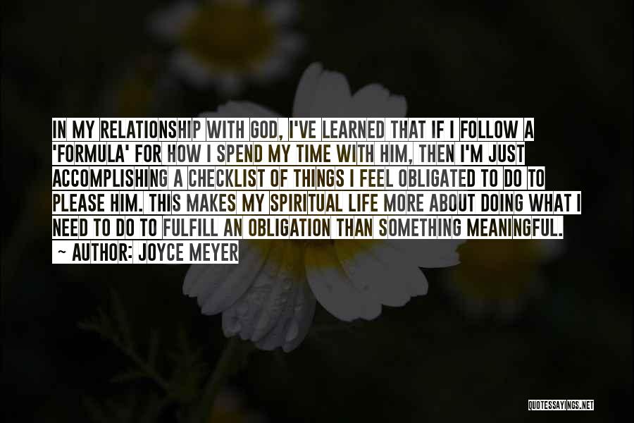 How I Feel About Him Quotes By Joyce Meyer