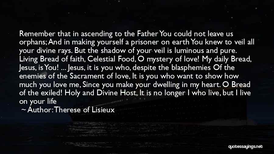 How I Love Jesus Quotes By Therese Of Lisieux
