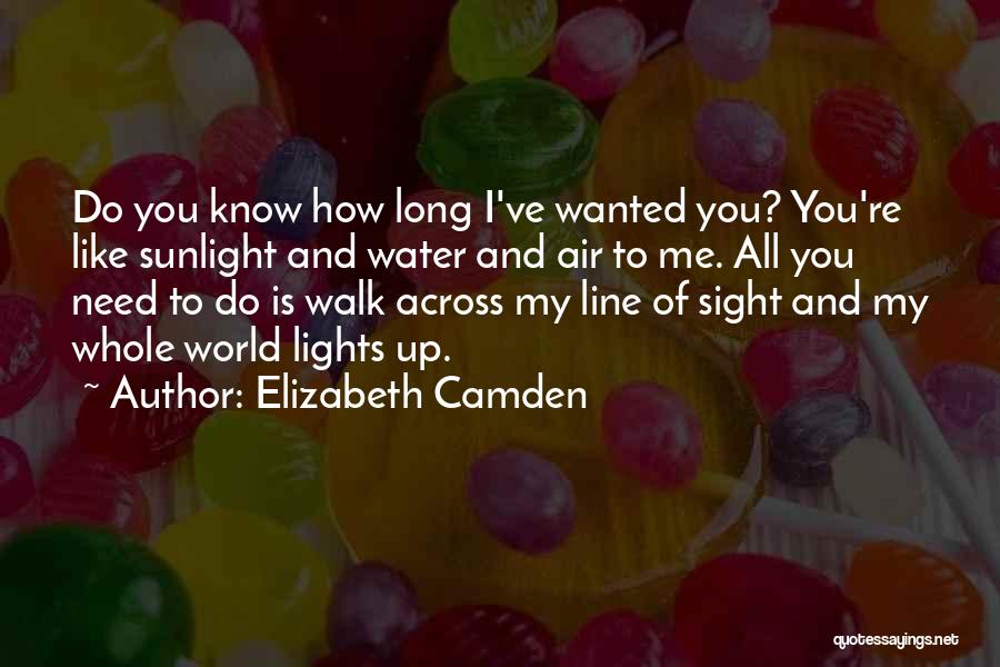 How I Need You Quotes By Elizabeth Camden