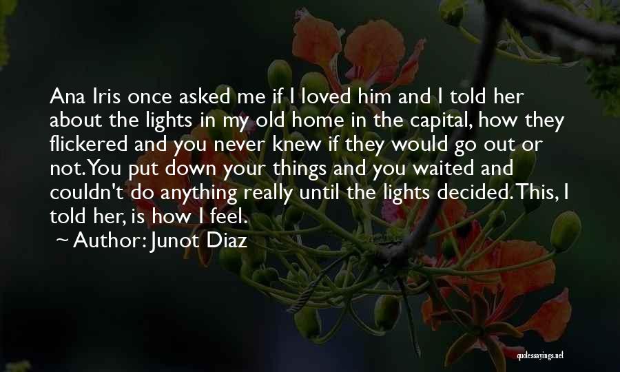 How I Really Feel About You Quotes By Junot Diaz