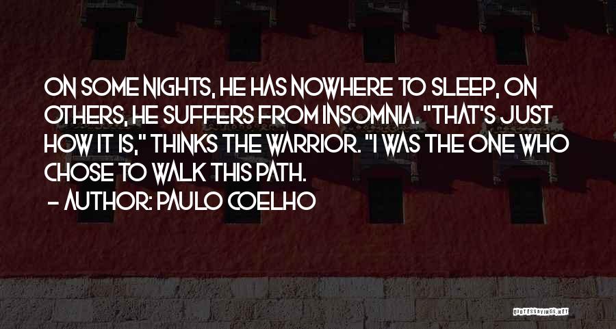 How I Sleep Quotes By Paulo Coelho