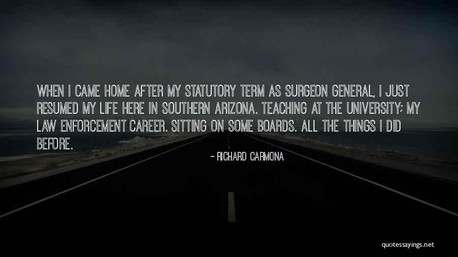 How I Wish You Were Here Quotes By Richard Carmona