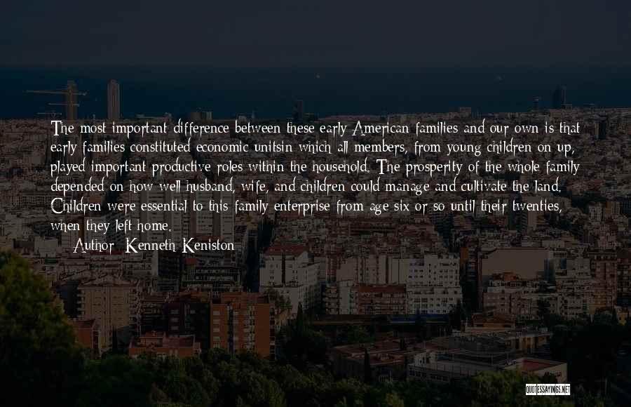 How Important Family Is Quotes By Kenneth Keniston