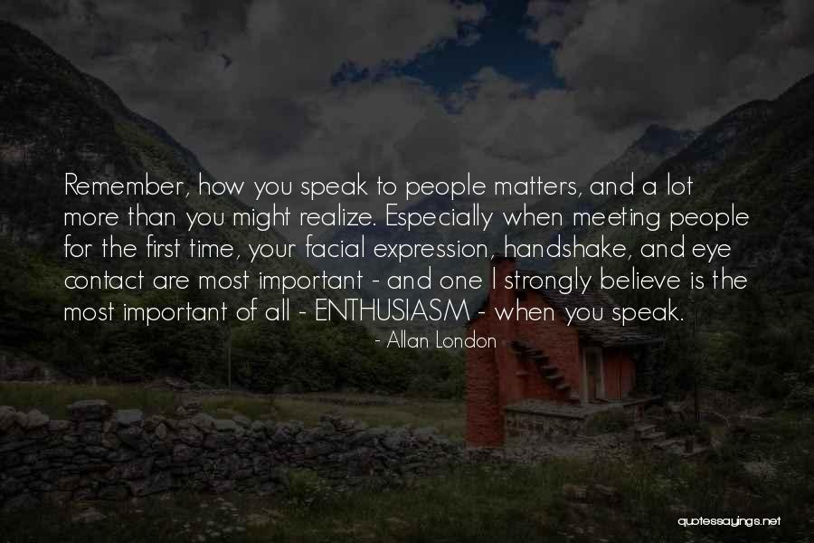 How Important Time Is Quotes By Allan London How Important Time Is Quotes By Allan London
