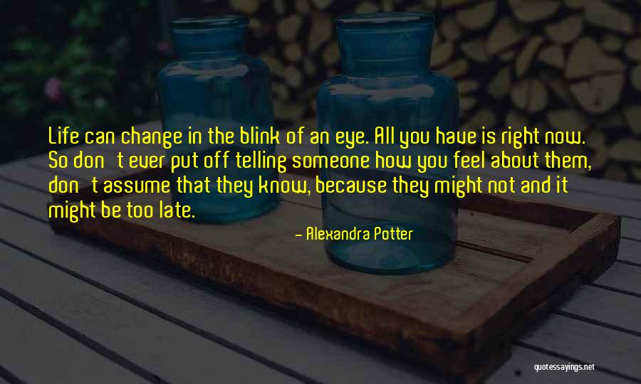 How Life Can Change Quotes By Alexandra Potter