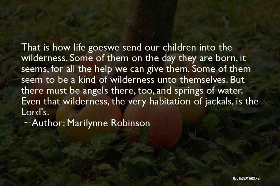 How Life Goes Quotes By Marilynne Robinson