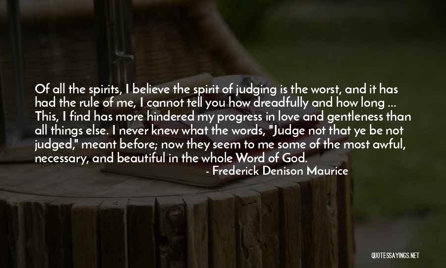 How Love Is Beautiful Quotes By Frederick Denison Maurice